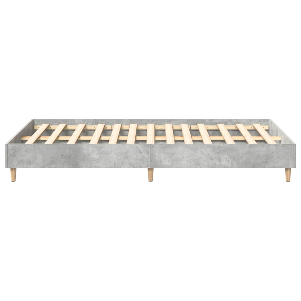 Giroletto senza Materasso Grigio Cemento 140x190 cm Truciolato | homemem39