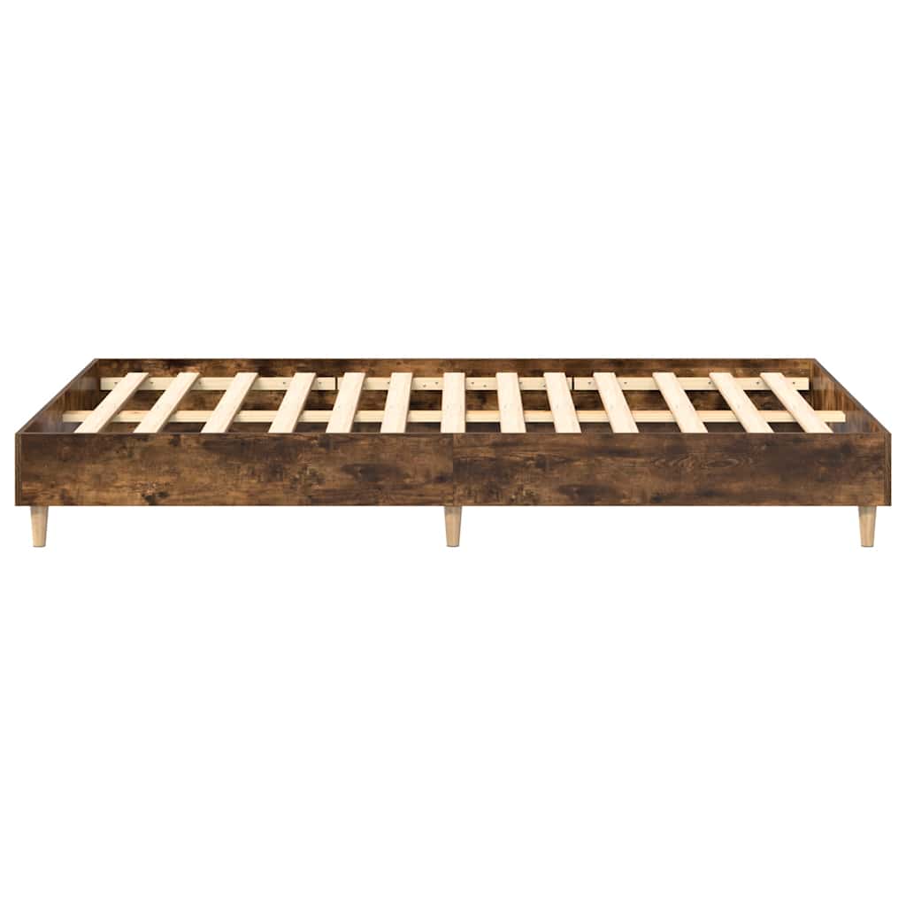 Giroletto senza Materasso Rovere Fumo 140x190 cm in Truciolato