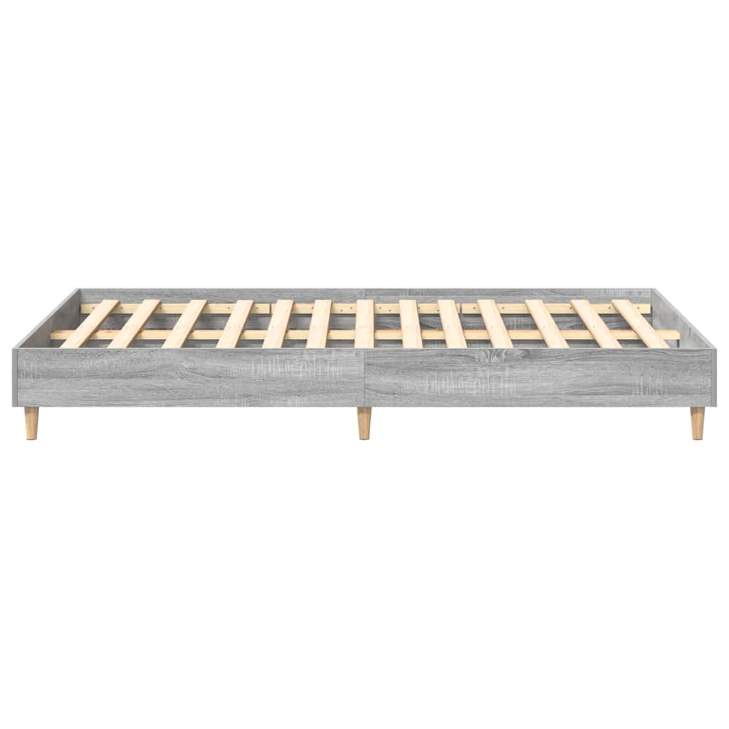 Giroletto senza Materasso Grigio Sonoma 140x190cm in Truciolato | homemem39