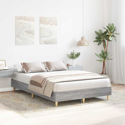 Giroletto senza Materasso Grigio Sonoma 135x190cm in Truciolato