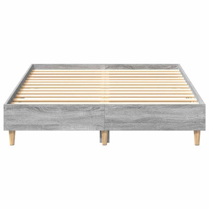 Giroletto senza Materasso Grigio Sonoma 135x190cm in Truciolato