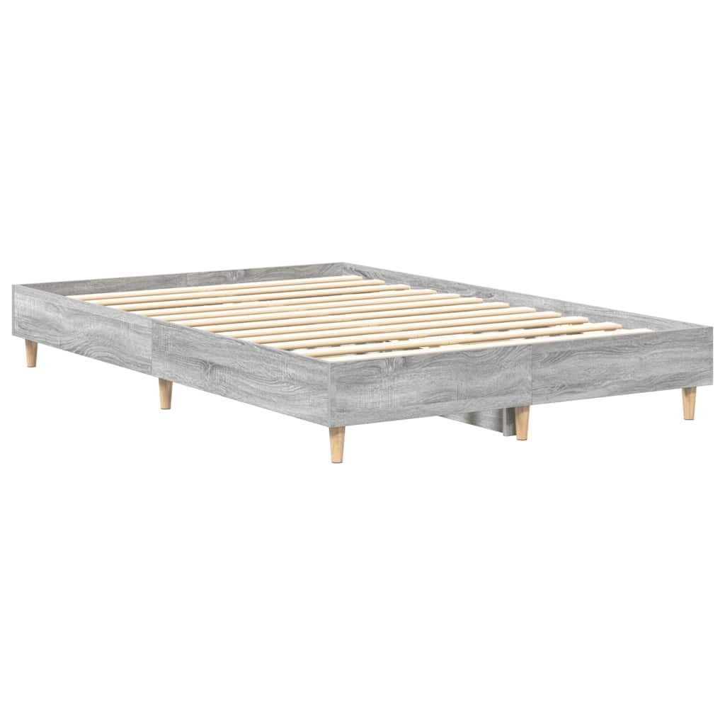 Giroletto senza Materasso Grigio Sonoma 135x190cm in Truciolato