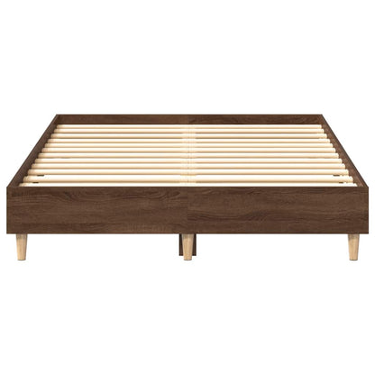 Giroletto senza Materasso Rovere Marrone 135x190 cm Truciolato