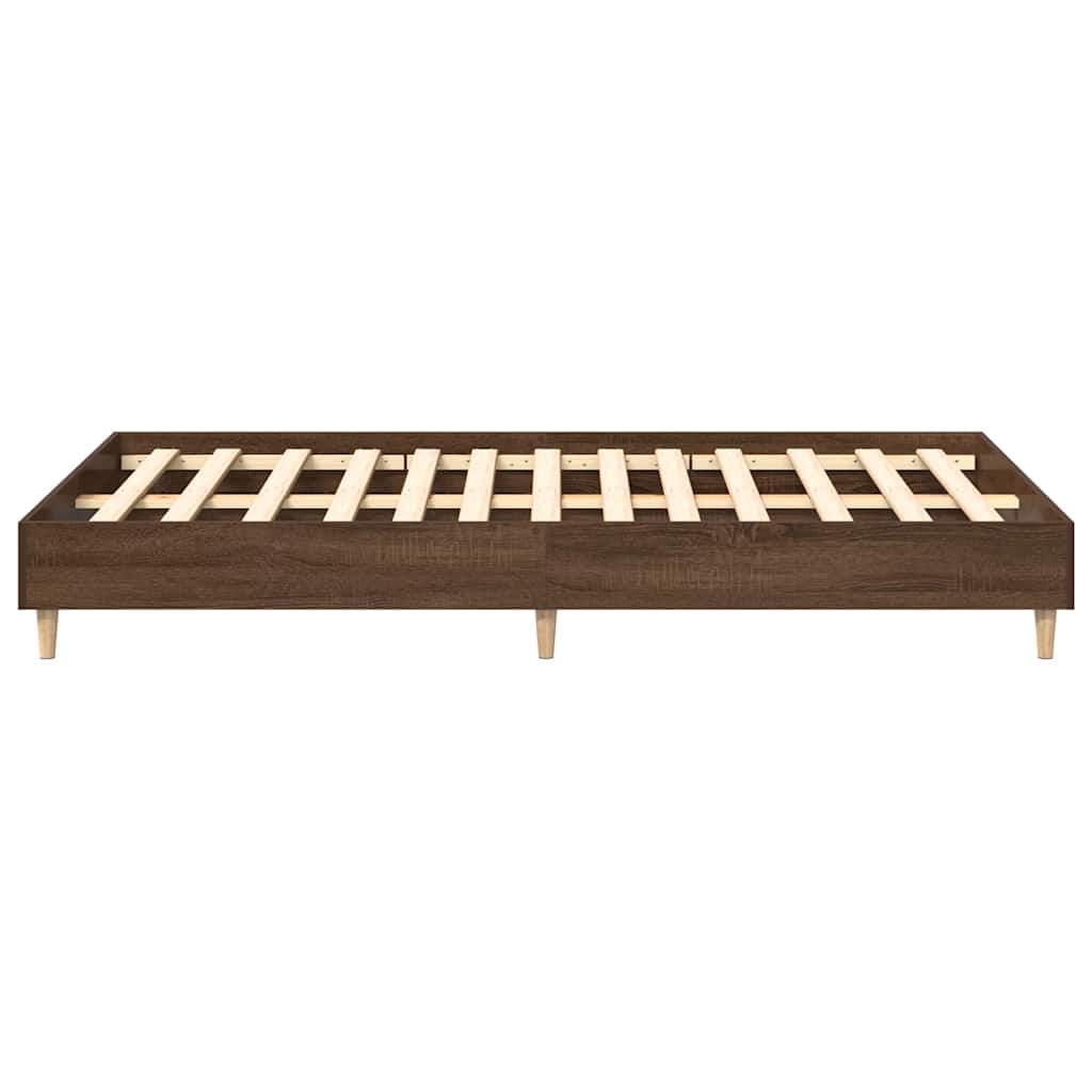 Giroletto senza Materasso Rovere Marrone 135x190 cm Truciolato