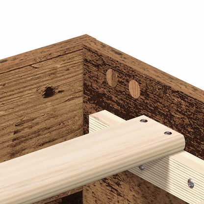 Giroletto senza Materasso Legno Antico 135x190 cm in Truciolato - homemem39