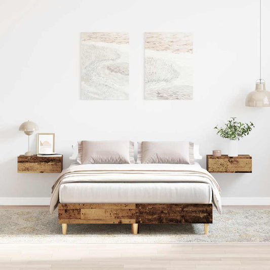 Giroletto senza Materasso Legno Antico 135x190 cm in Truciolato | homemem39