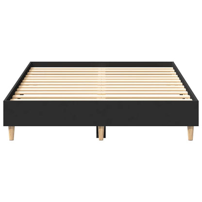 Giroletto senza Materasso Nero 120x190 cm in Legno Multistrato | homemem39