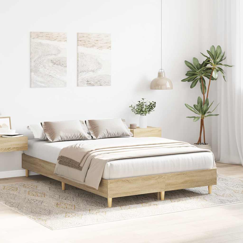 Giroletto senza Materasso Rovere Sonoma 120x190cm in Truciolato
