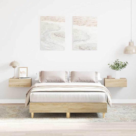 Giroletto senza Materasso Rovere Sonoma 120x190cm in Truciolato | homemem39