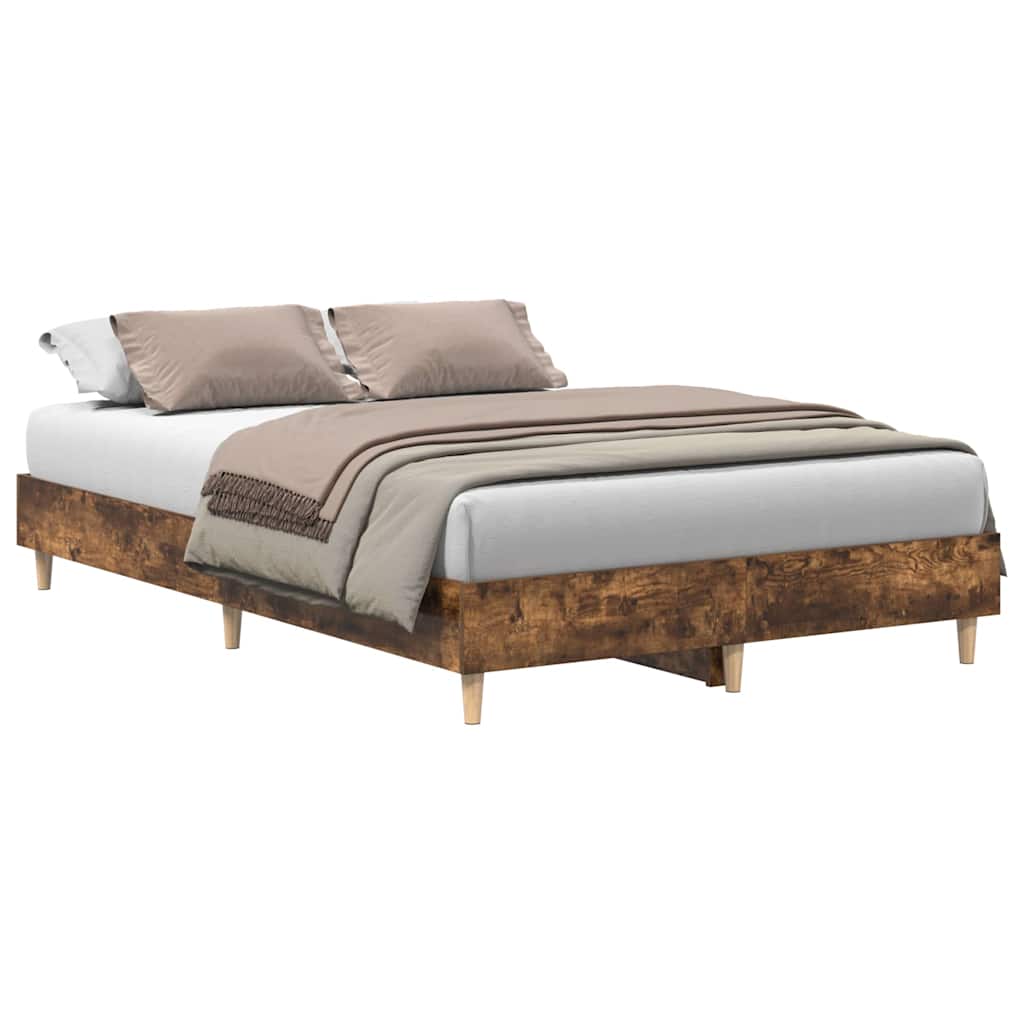Giroletto senza Materasso Rovere Fumo 120x190 cm in Truciolato