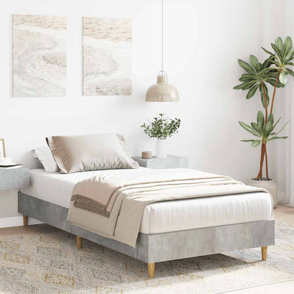Giroletto senza Materasso Grigio Cemento 90x190 cm Truciolato - homemem39