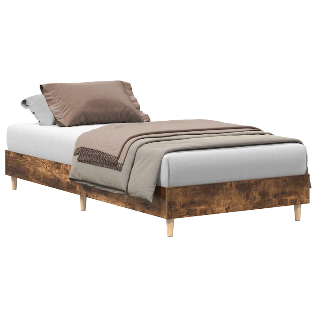 Giroletto senza Materasso Rovere Fumo 90x190 cm in Truciolato
