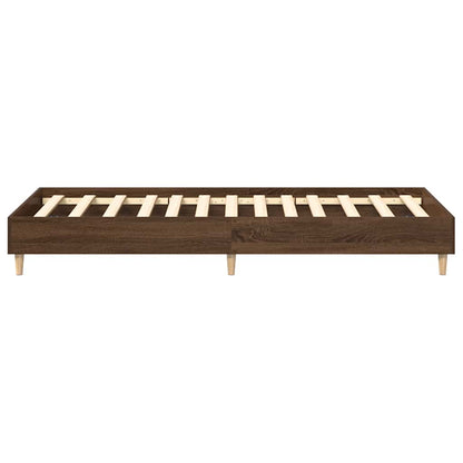 Giroletto senza Materasso Rovere Marrone 90x190cm in Truciolato