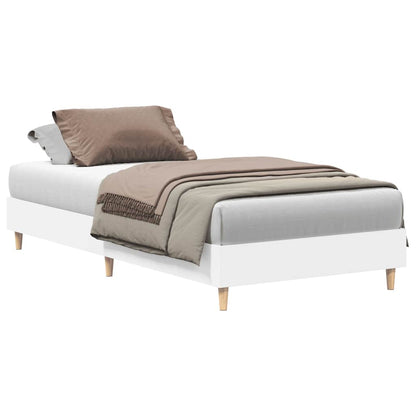 Giroletto senza Materasso Bianco 75x190 cm in Legno Multistrato | homemem39