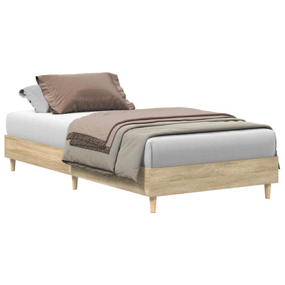 Giroletto senza Materasso Rovere Sonoma 75x190 cm in Truciolato