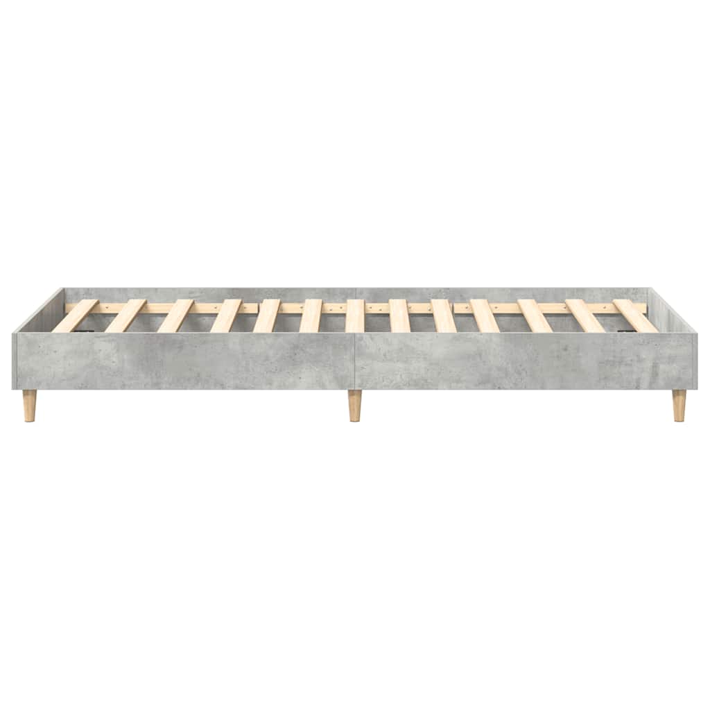 Giroletto senza Materasso Grigio Cemento 75x190 cm Truciolato | homemem39