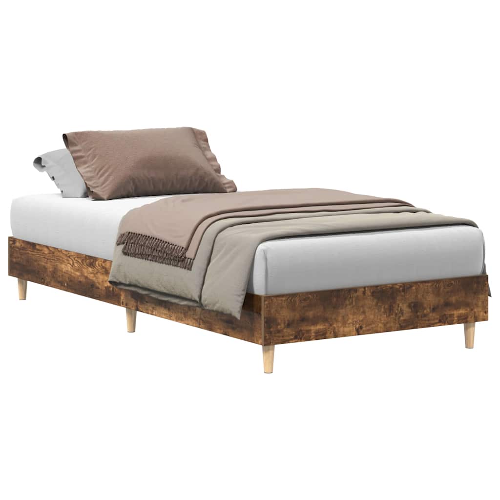 Giroletto senza Materasso Rovere Fumo 75x190 cm in Truciolato