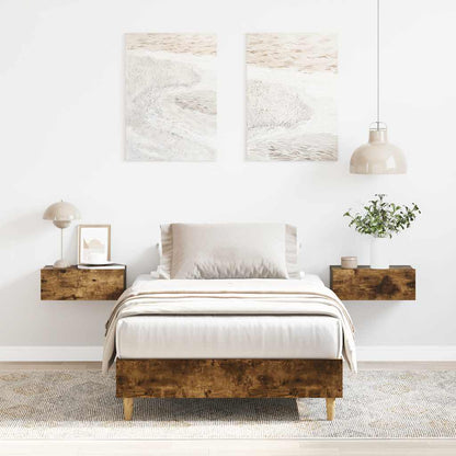 Giroletto senza Materasso Rovere Fumo 75x190 cm in Truciolato