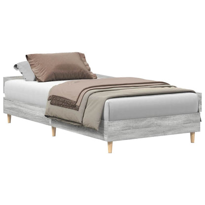 Giroletto senza Materasso Grigio Sonoma 75x190 cm in Truciolato