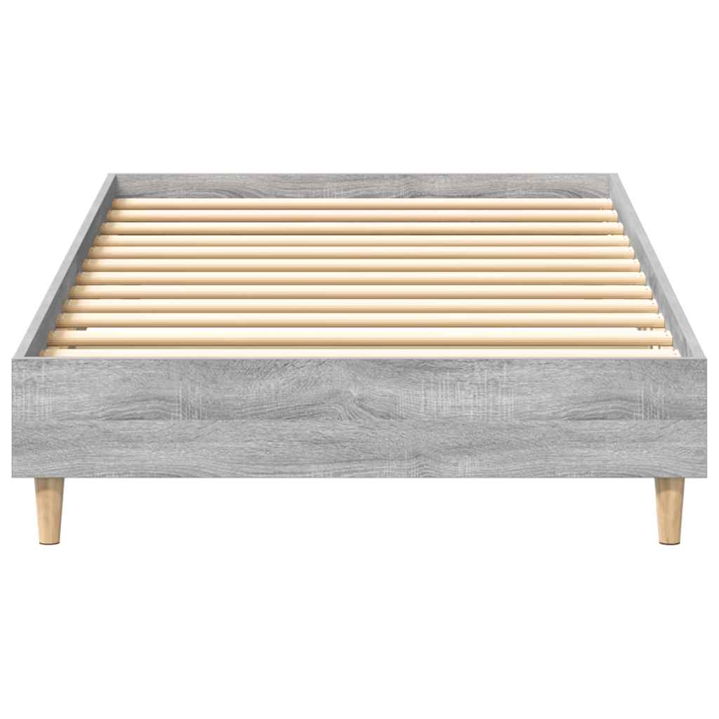 Giroletto senza Materasso Grigio Sonoma 75x190 cm in Truciolato