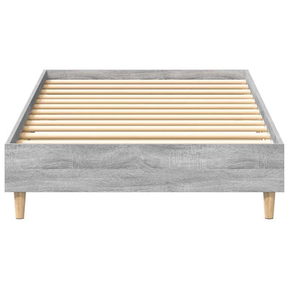 Giroletto senza Materasso Grigio Sonoma 75x190 cm in Truciolato