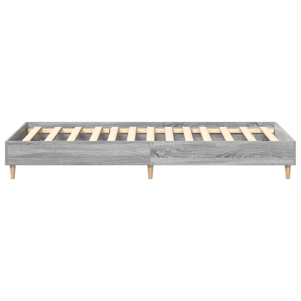Giroletto senza Materasso Grigio Sonoma 75x190 cm in Truciolato