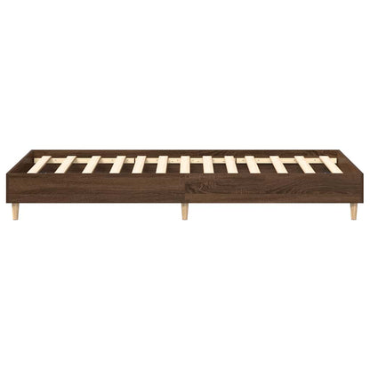 Giroletto senza Materasso Rovere Marrone 75x190cm in Truciolato | homemem39