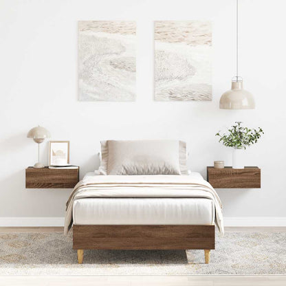 Giroletto senza Materasso Rovere Marrone 75x190cm in Truciolato | homemem39