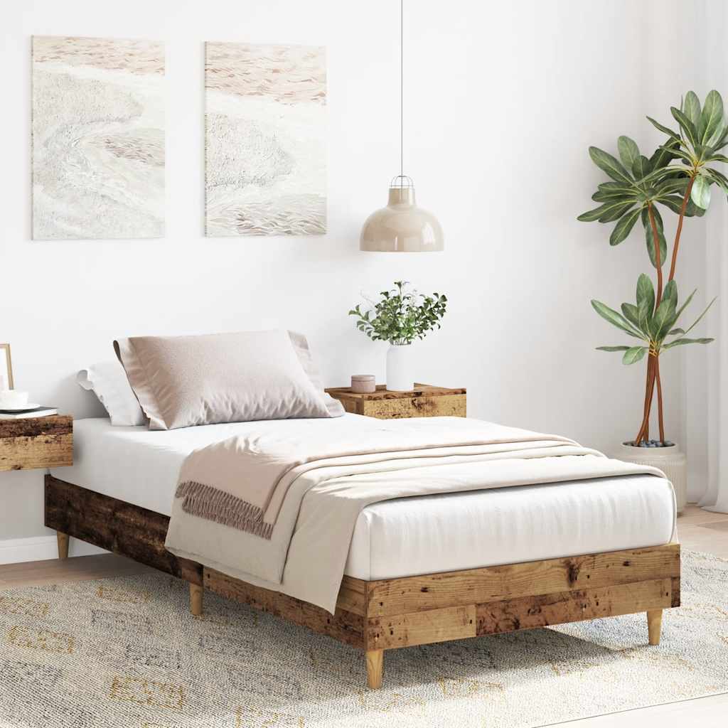 Giroletto senza Materasso Legno Antico 75x190 cm in Truciolato | homemem39
