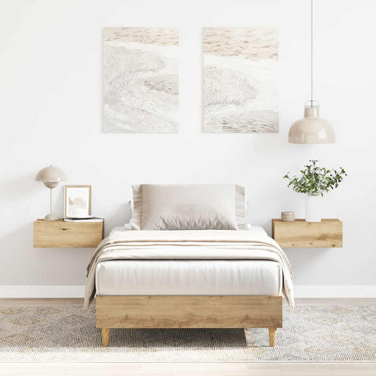 Giroletto senza Materasso Rovere Artigianale 75x190 cm | homemem39