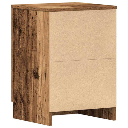 Comodini 2 pz Legno Antico 38x35x55 cm in Legno Multistrato - homemem39
