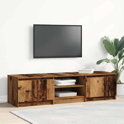 Mobile TV Legno Antico 140x40x36 cm in Legno Multistrato | homemem39