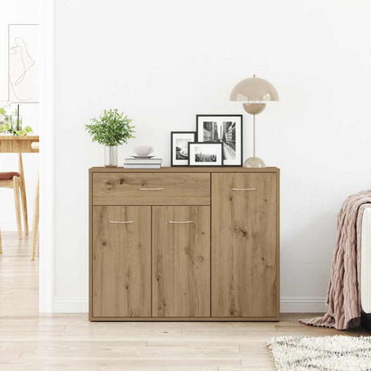 Credenza Rovere Artigianale 88x30x70 cm in Legno Multistrato - homemem39