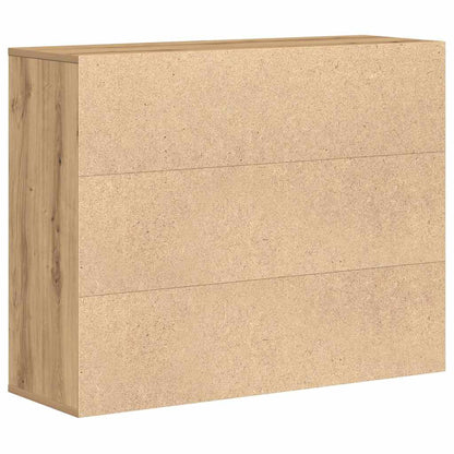 Credenza Rovere Artigianale 88x30x70 cm in Legno Multistrato - homemem39