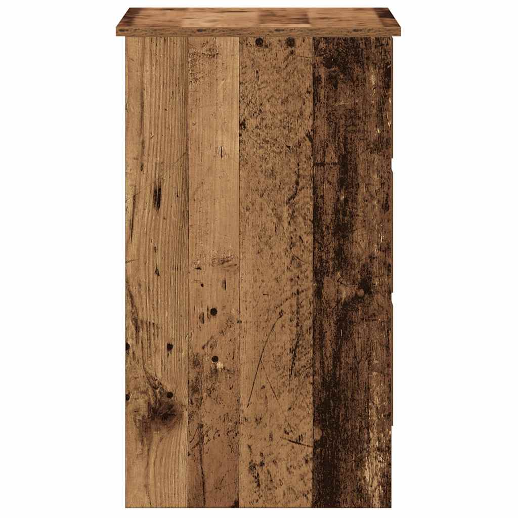 Scrivania Legno Antico 90x45x76 cm in Legno Multistrato - homemem39