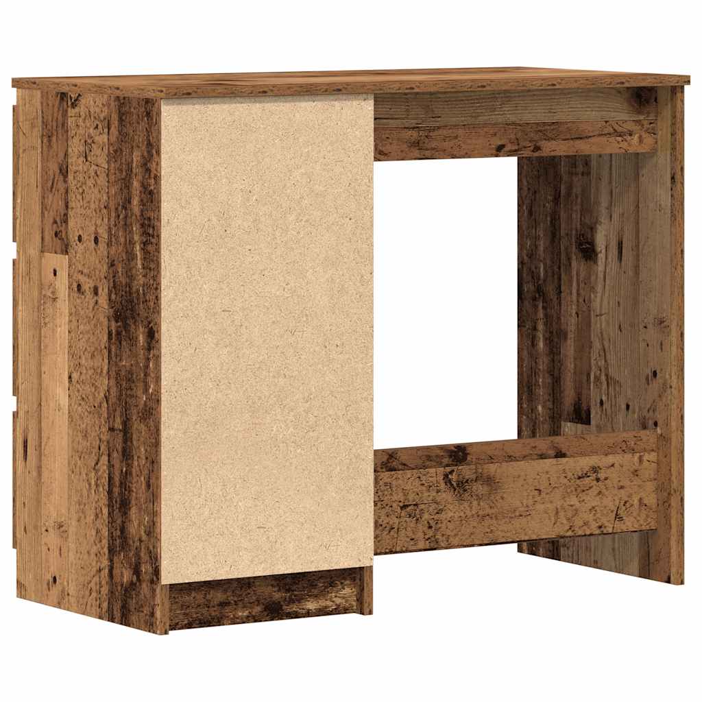 Scrivania Legno Antico 90x45x76 cm in Legno Multistrato | homemem39