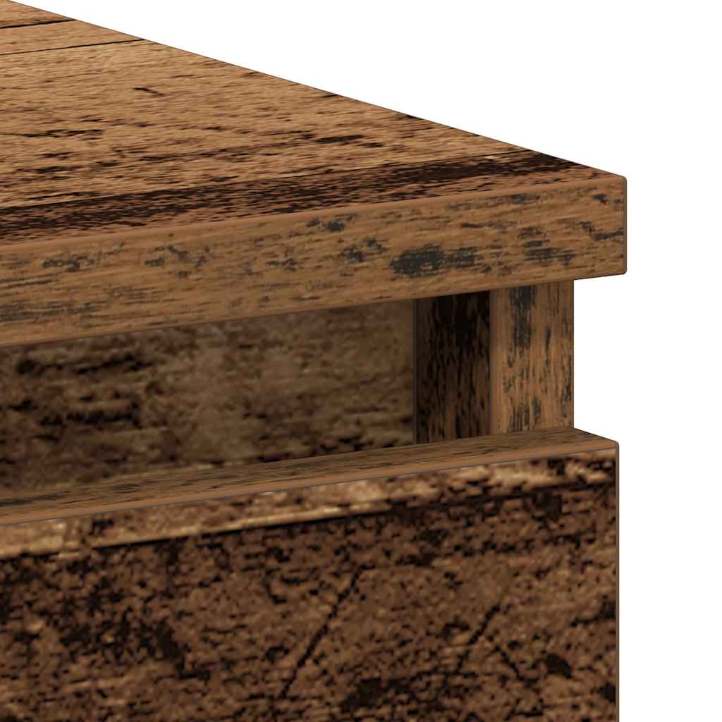 Scrivania Legno Antico 90x45x76 cm in Legno Multistrato - homemem39