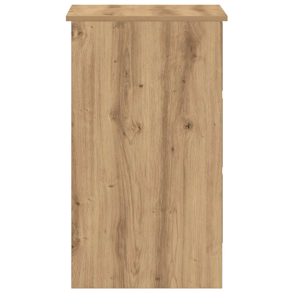 Scrivania Rovere Artigianale 90x45x76 cm in Legno Multistrato - homemem39