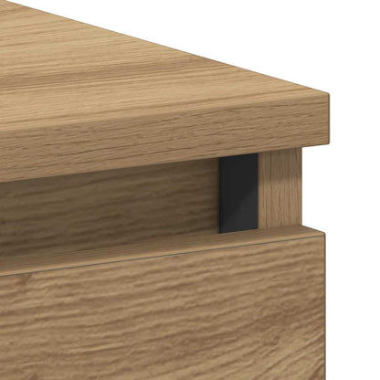 Scrivania Rovere Artigianale 90x45x76 cm in Legno Multistrato | homemem39