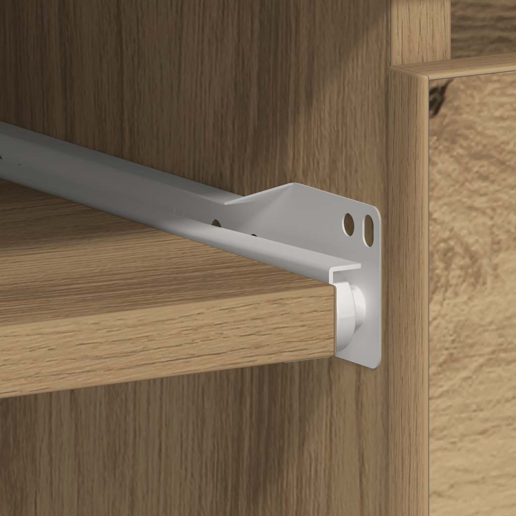 Scrivania Rovere Artigianale 90x45x76 cm in Legno Multistrato | homemem39