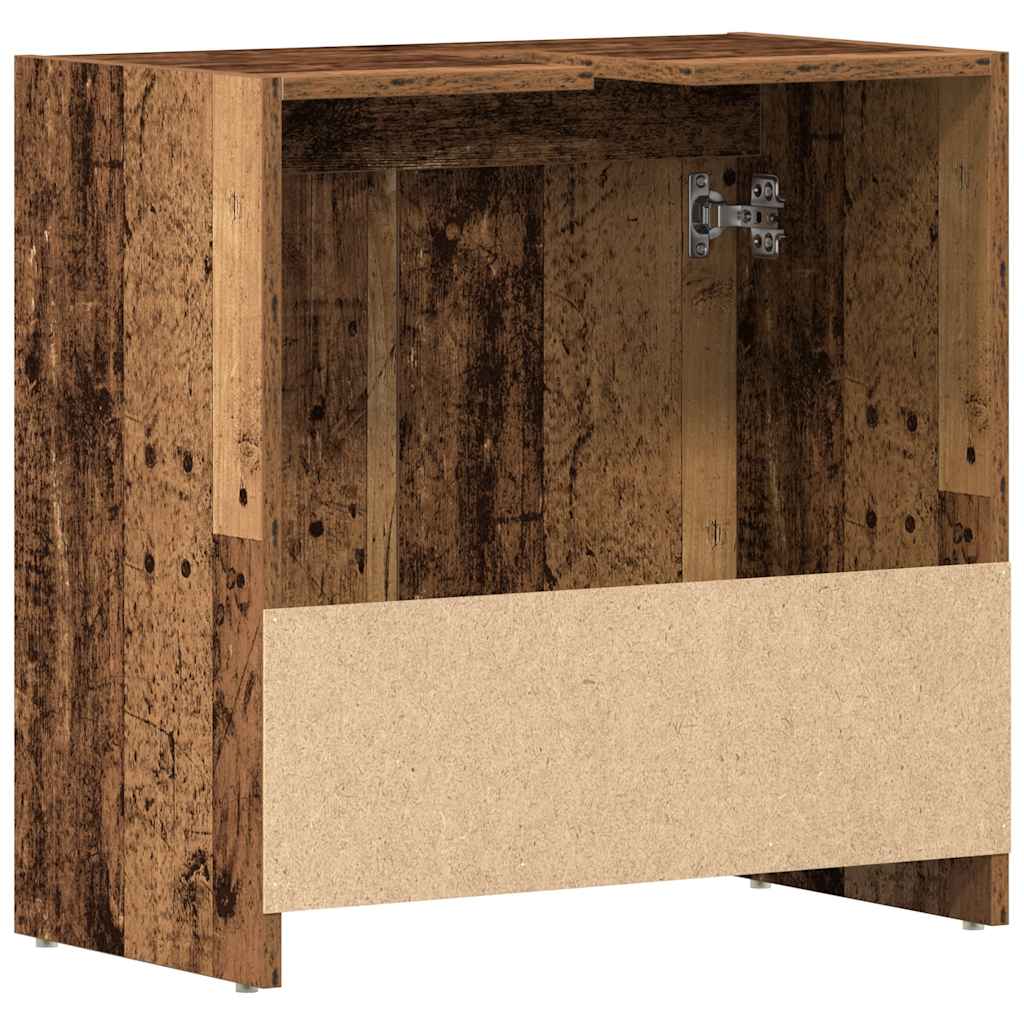 Mobile Lavabo Bagno Legno Antico 60x33x60 cm Legno Multistrato | homemem39