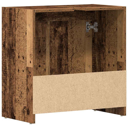 Mobile Lavabo Bagno Legno Antico 60x33x60 cm Legno Multistrato | homemem39