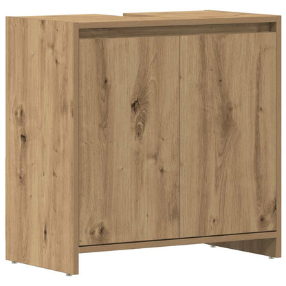 Mobile Lavabo Bagno Rovere Artigianale Legno Multistrato | homemem39