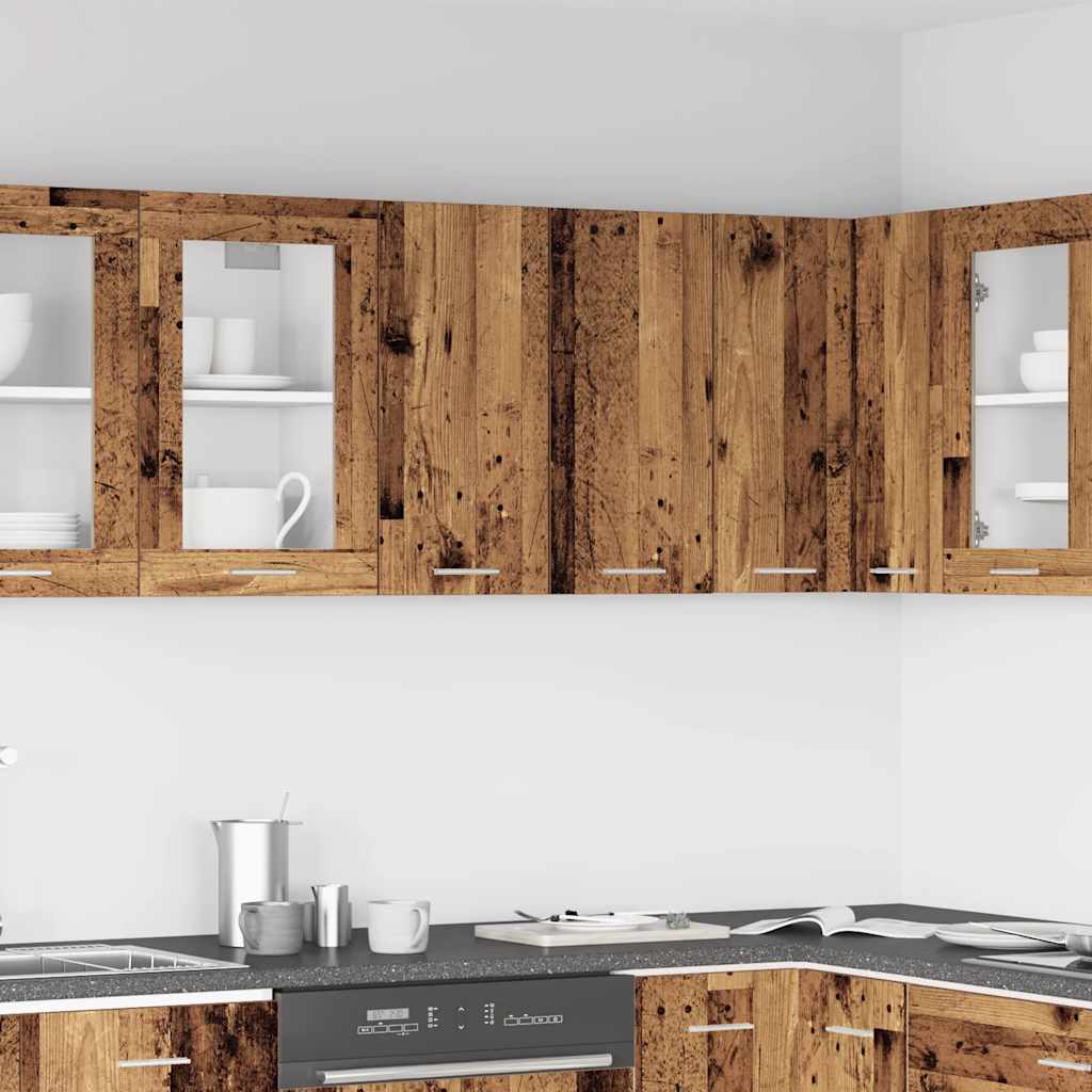 Pensile da Cucina “Lyon” Legno Antico 60x31x60 cm