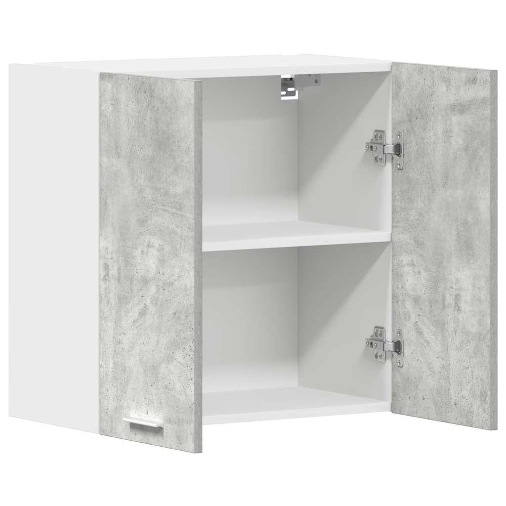 Pensile da Cucina Grigio Cemento 60x31x60 cm Legno Multistrato | homemem39