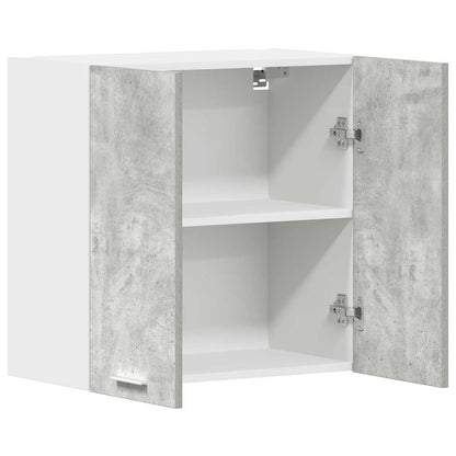 Pensile da Cucina Grigio Cemento 60x31x60 cm Legno Multistrato | homemem39