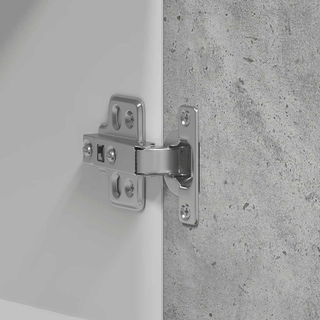 Pensile da Cucina Grigio Cemento 60x31x60 cm Legno Multistrato | homemem39
