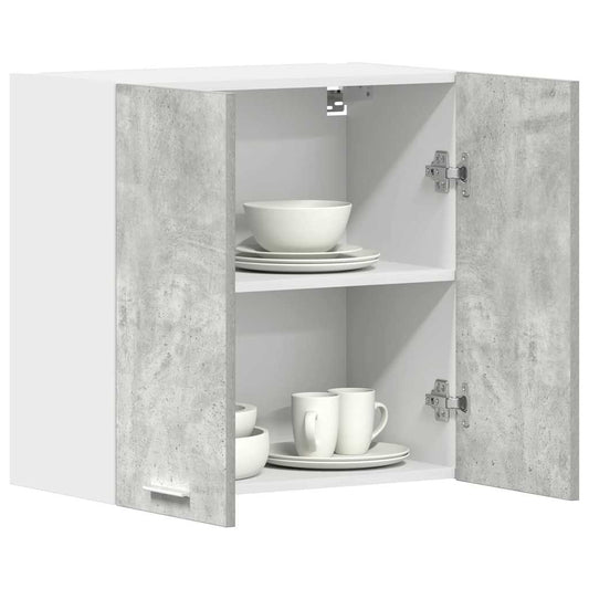 Pensile da Cucina Grigio Cemento 60x31x60 cm Legno Multistrato - homemem39
