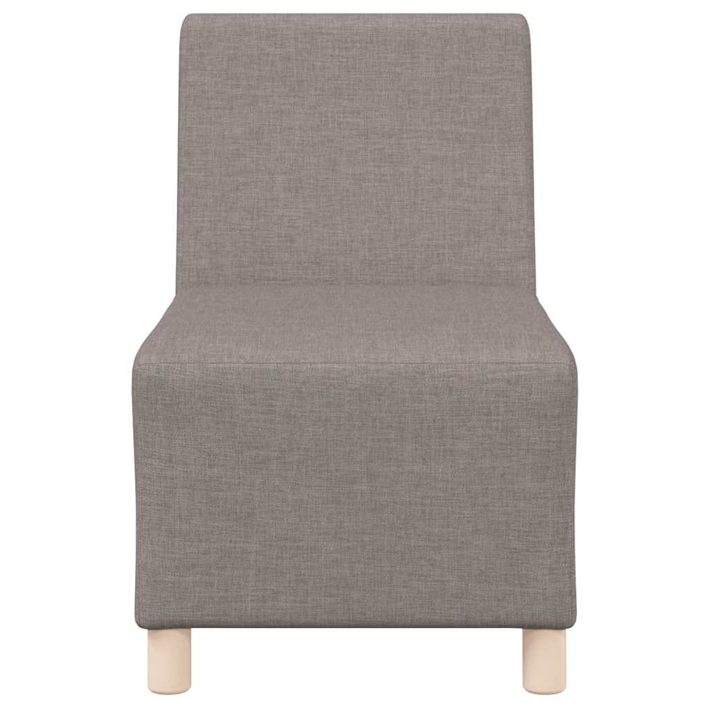 Divano componibile senza braccioli tortora 55 cm in tessuto | homemem39