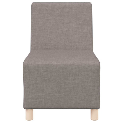 Divano componibile senza braccioli tortora 55 cm in tessuto | homemem39